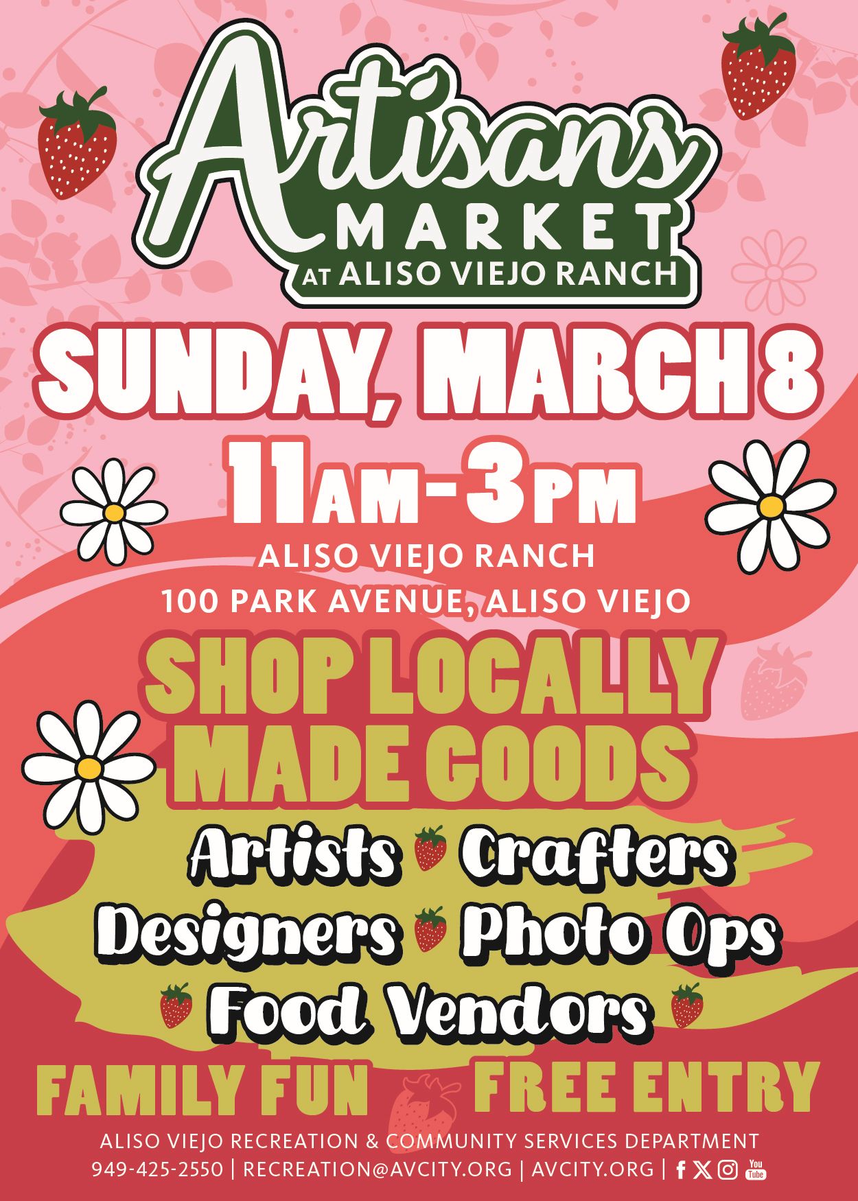 Artisans Market Spring 2026 Flyer