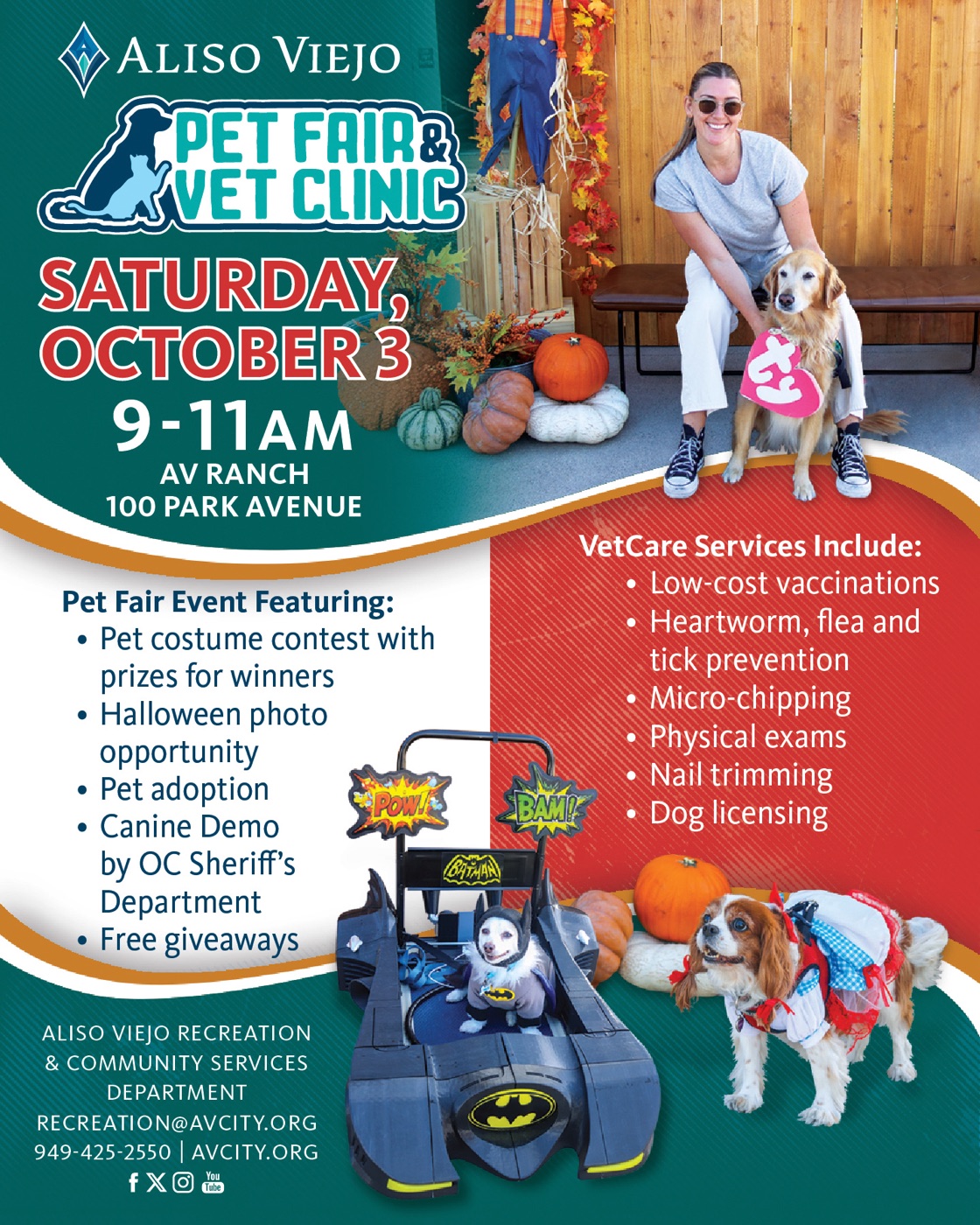 Pet Fair & Vet Clinic 2026 Flyer